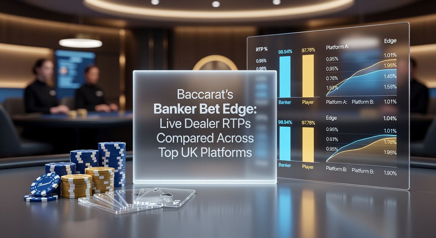 Live dealer baccarat table with cards and chips in action on a UK platform