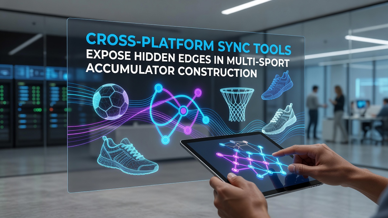 Cross-platform sync tools displaying accumulator construction interfaces across multiple betting platforms