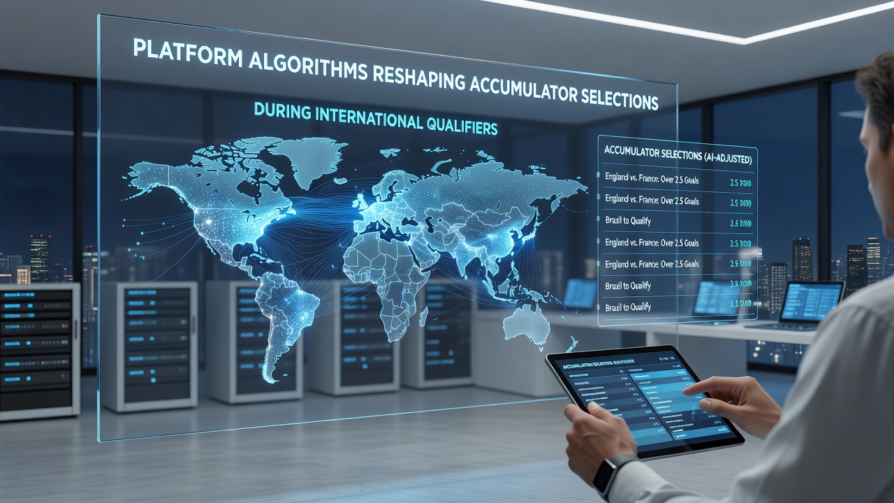 Data visualization of accumulator bet trends during international qualifiers