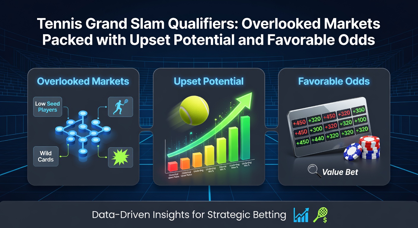 Close-up of a qualifier match upset, with a lower-ranked player celebrating a victory over a seeded opponent on a sunlit hard court